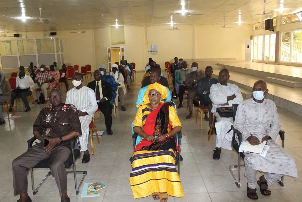Le public assis dans la salle lors du séminaire de la Journée africaine du droit d’auteur.